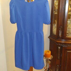 Elegant Blue Dress, Vlesh, Made in Ukraine, Size - M